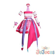 画像4: 咲良うた(キュアアイドル)　コスプレ衣装　キミとアイドルプリキュア♪　コスチューム　JUJUcosplay (4)
