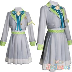 画像1: 花里みのり　STEP-uniform　積み重ねた想いは　コスプレ衣装　プロジェクトセカイ カラフルステージ！ feat. 初音ミク　コスチューム　JUJUcosplay (1)