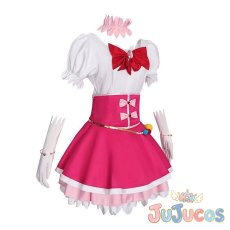 画像3: 朝日奈みらい(キュアミラクル)　ダイヤ　コスプレ衣装　魔法つかいプリキュア　コスチューム　JUJUcosplay (3)