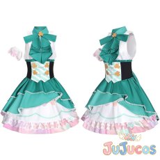 画像1: 日野森雫　とっておきのおまじない　特訓前　コスプレ衣装　プロジェクトセカイ カラフルステージ！ feat. 初音ミク　コスチューム　JUJUcosplay (1)
