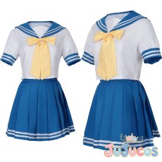 画像1: 泉こなた　制服(夏服)　コスプレ衣装　らき☆すた　コスチューム　JUJUcosplay (1)