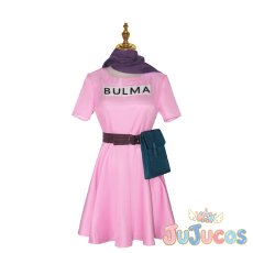 画像2: ブルマ　一話私服(ワンピース)　コスプレ衣装　ドラゴンボール　コスチューム　JUJUcosplay (2)