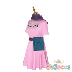 画像3: ブルマ　一話私服(ワンピース)　コスプレ衣装　ドラゴンボール　コスチューム　JUJUcosplay (3)