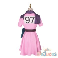 画像4: ブルマ　一話私服(ワンピース)　コスプレ衣装　ドラゴンボール　コスチューム　JUJUcosplay (4)