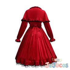 画像4: 真紅　ドレス(標準)　コスプレ衣装　ローゼンメイデン　コスチューム　JUJUcosplay (4)
