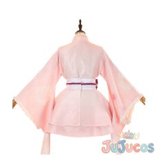 画像4: 黒澤ルビィ　桜和装　コスプレ衣装　ラブライブ！サンシャイン!!　コスチューム　JUJUcosplay (4)