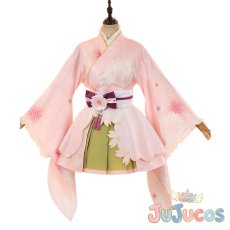 画像2: 国木田花丸　桜和装　コスプレ衣装　ラブライブ！サンシャイン!!　コスチューム　JUJUcosplay (2)