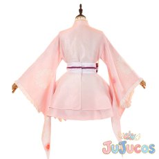 画像4: 津島善子　桜和装　コスプレ衣装　ラブライブ！サンシャイン!!　コスチューム　JUJUcosplay (4)