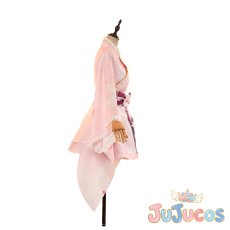 画像5: 津島善子　桜和装　コスプレ衣装　ラブライブ！サンシャイン!!　コスチューム　JUJUcosplay (5)