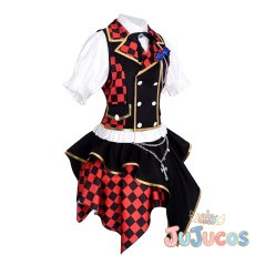 画像3: 藤堂ユリカ　ブロックチェック　コスプレ衣装　アイカツ!　コスチューム　JUJUcosplay (3)