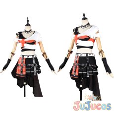 画像1: 高坂穂乃果　ロック編　コスプレ衣装　ラブライブ! School idol project　コスチューム　JUJUcosplay (1)