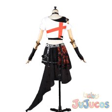 画像4: 高坂穂乃果　ロック編　コスプレ衣装　ラブライブ! School idol project　コスチューム　JUJUcosplay (4)