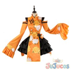 画像2: Liella!　澁谷かのん　チャイナドレス風衣装ver.　コスプレ衣装　ラブライブ！スーパースター!!　コスチューム　JUJUcosplay (2)
