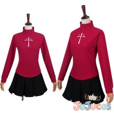 画像1: 遠坂凛　コスプレ衣装　Fate/stay night　コスチューム　JUJUcosplay (1)