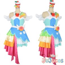 画像1: キラ星シエル(キュアパルフェ)　変身後　コスプレ衣装　キラキラ☆プリキュアアラモード　コスチューム　JUJUcosplay (1)
