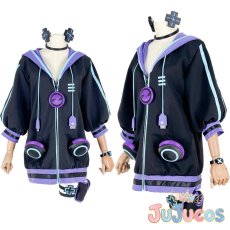 画像1: ネプテューヌ　コスプレ衣装　神次元ゲイム ネプテューヌ　コスチューム　JUJUcosplay (1)