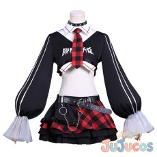 画像2: 惣流・アスカ・ラングレー　ロックバンド　コスプレ衣装　新世紀エヴァンゲリオン　コスチューム　JUJUcosplay (2)