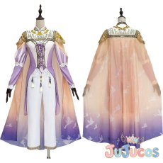画像1: リドル・ローズハート(Riddle Rosehearts)　夜空のシフォン　コスプレ衣装　ツイステッドワンダーランド　コスチューム　JUJUcosplay (1)