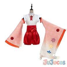 画像2: 歌留多　コスプレ衣装　本格幻想RPG 陰陽師　コスチューム　JUJUcosplay (2)