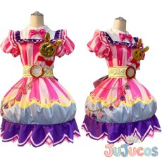 画像1: 真中らぁら　ま〜ぶる Make up a-ha-ha!　コスプレ衣装　プリパラ　コスチューム　JUJUcosplay (1)