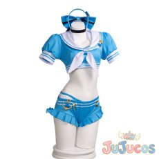 画像2: ネオン　夏の夜の幽霊船探検ファイル　コスプレ衣装　勝利の女神：NIKKE　コスチューム　JUJUcosplay (2)