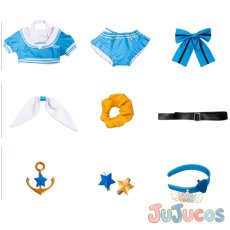 画像5: ネオン　夏の夜の幽霊船探検ファイル　コスプレ衣装　勝利の女神：NIKKE　コスチューム　JUJUcosplay (5)