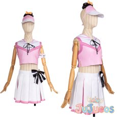 画像1: 聖園ミカ　チアガール　コスプレ衣装　ブルーアーカイブ　コスチューム　JUJUcosplay (1)