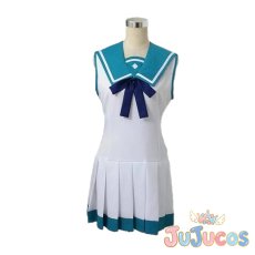 画像2: 比良平ちさき　向井戸まなか　波中制服　コスプレ衣装　凪のあすから　コスチューム　JUJUcosplay (2)