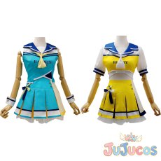 画像1: チアガール編　矢澤にこ　南ことり　東條希　西木野真姫　絢瀬絵里　小泉花陽　星空凛　園田海未　高坂穂乃果　コスプレ衣装　ラブライブ! School idol project　コスチューム　JUJUcosplay (1)