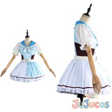 画像1: Aqours　15th Anniversary　渡辺曜　高海千歌　国木田花丸　黒澤ダイヤ　黒澤ルビィ　津島善子　松浦果南　小原鞠莉　桜内梨子　コスプレ衣装　ラブライブ！サンシャイン!!　コスチューム　JUJUcosplay (1)
