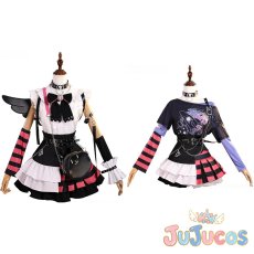 画像1: VTuber　兎田ぺこら　ゴシック天使　コスプレ衣装　バーチャルYouTuber　コスチューム　JUJUcosplay (1)