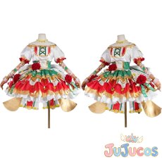 画像1: 緑風ふわり　スーパーサイリウム　コスプレ衣装　プリパラ　コスチューム　JUJUcosplay (1)