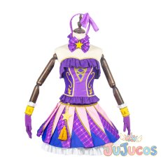 画像2: 白樺リサ　ラベンダーパレード　コスプレ衣装　アイカツ!　コスチューム　JUJUcosplay (2)