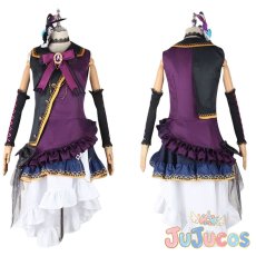 画像2: 湊友希那　BLACK SHOUT　コスプレ衣装　BanG Dream!（バンドリ！）　コスチューム　JUJUcosplay (2)