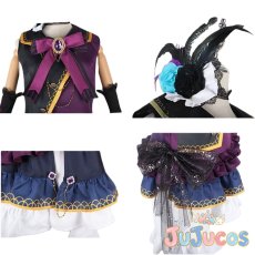 画像4: 湊友希那　BLACK SHOUT　コスプレ衣装　BanG Dream!（バンドリ！）　コスチューム　JUJUcosplay (4)
