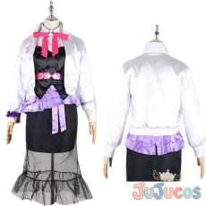 画像1: Vtuber　狂蘭メロコ(Meloco Kyoran)　メイド服　コスプレ衣装　バーチャルYouTuber　コスチューム　JUJUcosplay (1)