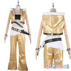 画像1: 我那覇響　オーバーマスター　コスプレ衣装　アイドルマスター ミリオンライブ！　コスチューム　JUJUcosplay (1)