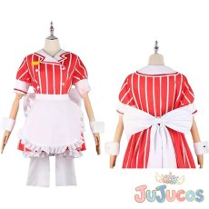 画像1: 重音テト　メズマライザー　赤いVer.　コスプレ衣装　Vocaloid　コスチューム　JUJUcosplay (1)