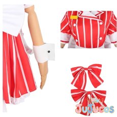 画像4: 重音テト　メズマライザー　赤いVer.　コスプレ衣装　Vocaloid　コスチューム　JUJUcosplay (4)