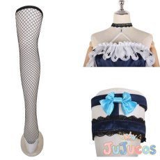 画像4: VTuber　藍沢エマ　初期衣装　コスプレ衣装　バーチャルYouTuber　コスチューム　JUJUcosplay (4)