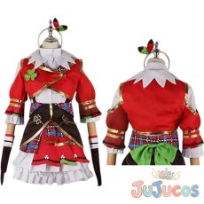 画像1: 日野森雫　手作りおにぎり召し上がれ♪　コスプレ衣装　プロジェクトセカイ カラフルステージ！ feat. 初音ミク　コスチューム　JUJUcosplay (1)