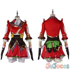 画像2: 花里みのり　レッツ・ファンミーティング！　コスプレ衣装　プロジェクトセカイ カラフルステージ！ feat. 初音ミク　コスチューム　JUJUcosplay (2)