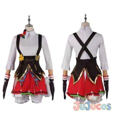 画像4: 花里みのり　レッツ・ファンミーティング！　コスプレ衣装　プロジェクトセカイ カラフルステージ！ feat. 初音ミク　コスチューム　JUJUcosplay (4)