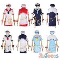 画像2: 桐谷遥　セイラーキャプテン　思い出はドーナツとともに　コスプレ衣装　プロジェクトセカイ カラフルステージ！ feat. 初音ミク　コスチューム　JUJUcosplay (2)