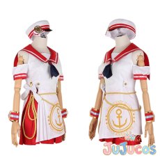 画像3: 桐谷遥　セイラーキャプテン　思い出はドーナツとともに　コスプレ衣装　プロジェクトセカイ カラフルステージ！ feat. 初音ミク　コスチューム　JUJUcosplay (3)