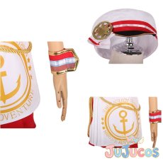 画像4: 桐谷遥　セイラーキャプテン　思い出はドーナツとともに　コスプレ衣装　プロジェクトセカイ カラフルステージ！ feat. 初音ミク　コスチューム　JUJUcosplay (4)