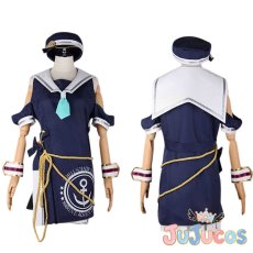 画像5: 桐谷遥　セイラーキャプテン　思い出はドーナツとともに　コスプレ衣装　プロジェクトセカイ カラフルステージ！ feat. 初音ミク　コスチューム　JUJUcosplay (5)