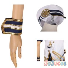 画像7: 桐谷遥　セイラーキャプテン　思い出はドーナツとともに　コスプレ衣装　プロジェクトセカイ カラフルステージ！ feat. 初音ミク　コスチューム　JUJUcosplay (7)