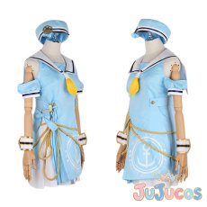 画像9: 桐谷遥　セイラーキャプテン　思い出はドーナツとともに　コスプレ衣装　プロジェクトセカイ カラフルステージ！ feat. 初音ミク　コスチューム　JUJUcosplay (9)