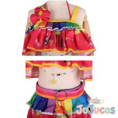 画像4: 夏樹みくる　サマーデイミラクル　コスプレ衣装　アイカツ！　コスチューム　JUJUcosplay (4)